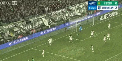 开云电竞官网入口-张玉宁前点头槌破门，国安1-2津门虎